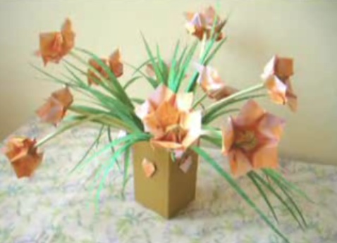 5꽃잎 종이접기 동영상