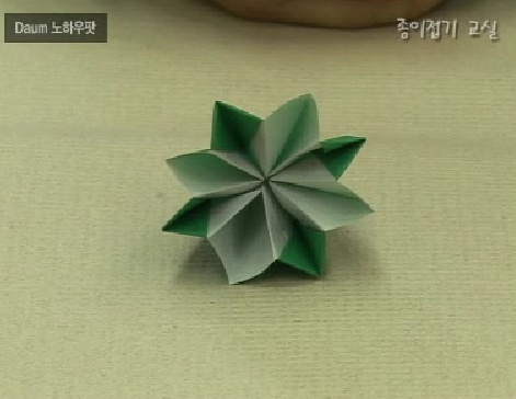 꽃모빌 기본접기1 동영상
