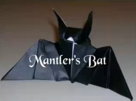 박쥐 종이접기 동영상