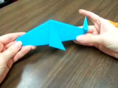쉬운 고래 종이접기 동영상
