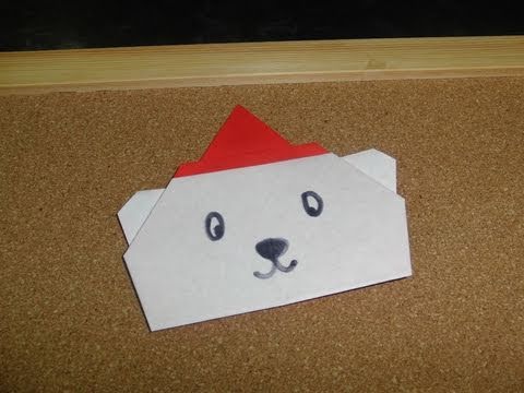 산타 곰 종이접기 동영상