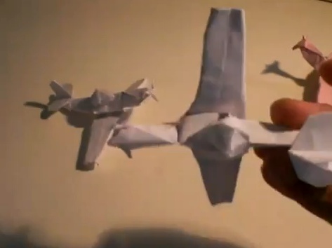 전투기 머스탱 p-51 종이접기 동영상