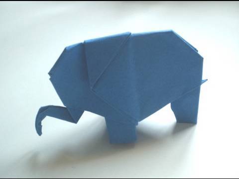 코끼리 종이접기 동영상