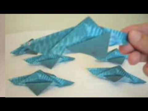 상어 종이접기 동영상