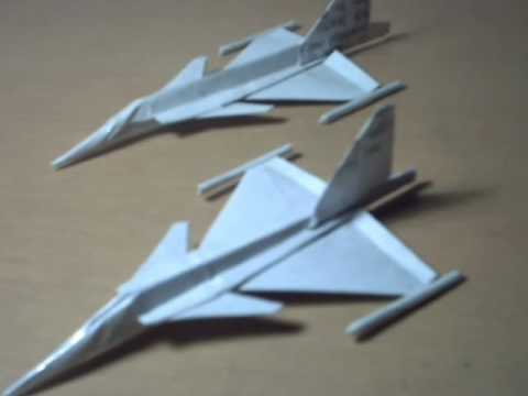 전투기 JAS 39 종이접기 동영상