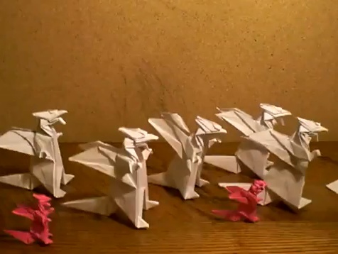 용가리 종이접기 동영상
