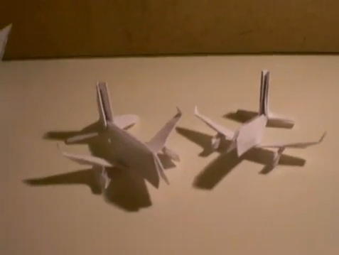 여객기 에어버스 A320 종이접기 동영상