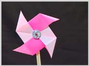 바람개비 종이접기 동영상