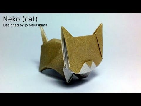 고양이(네코) 종이접기 동영상