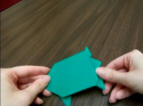 쉬운 거북이 종이접기 동영상