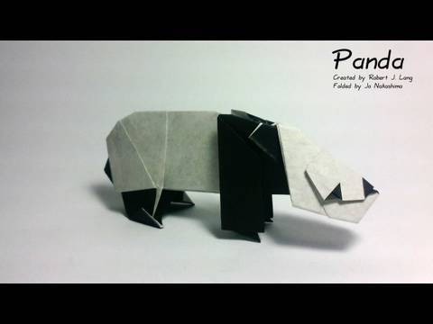 팬더곰 종이접기 동영상