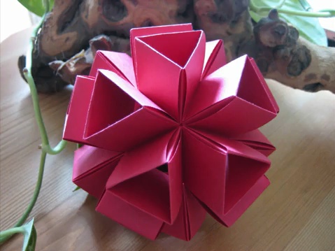 삼각기둥 유니트 종이접기