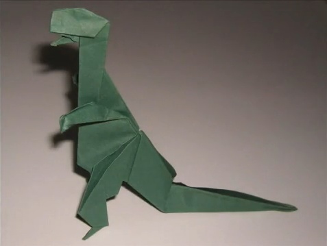 공룡 티라노사우루스 종이접기 동영상