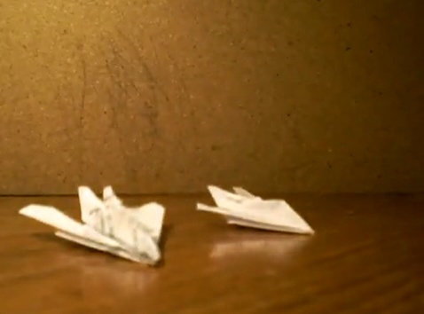 전투기 F-117 나이트호크 종이접기 동영상