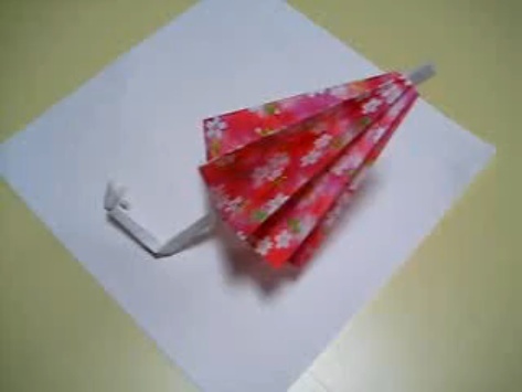 우산 종이접기 동영상