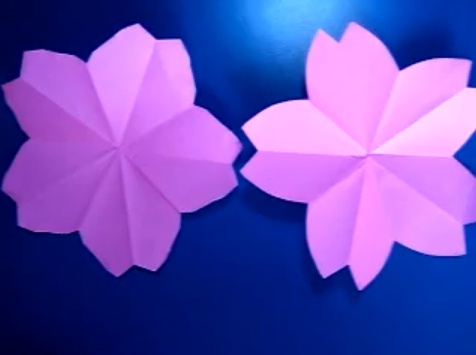 벚꽃 종이접기 동영상