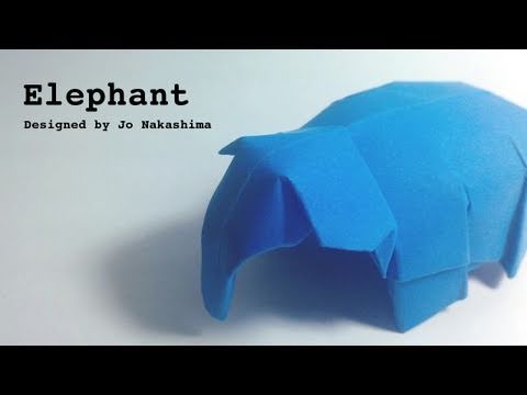 뚱보 코끼리 종이접기 동영상