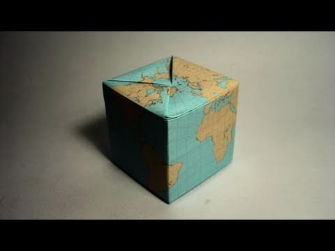 지구본 박스 종이접기 동영상